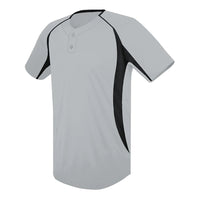 Two-Button Varsity Baseball Jersey - Adult - Youth Sports Products
