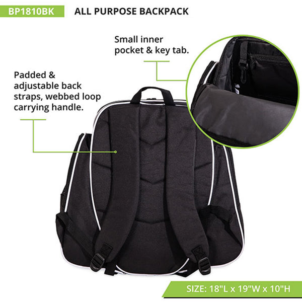 All Purpose Backpack - Youth Sports Products