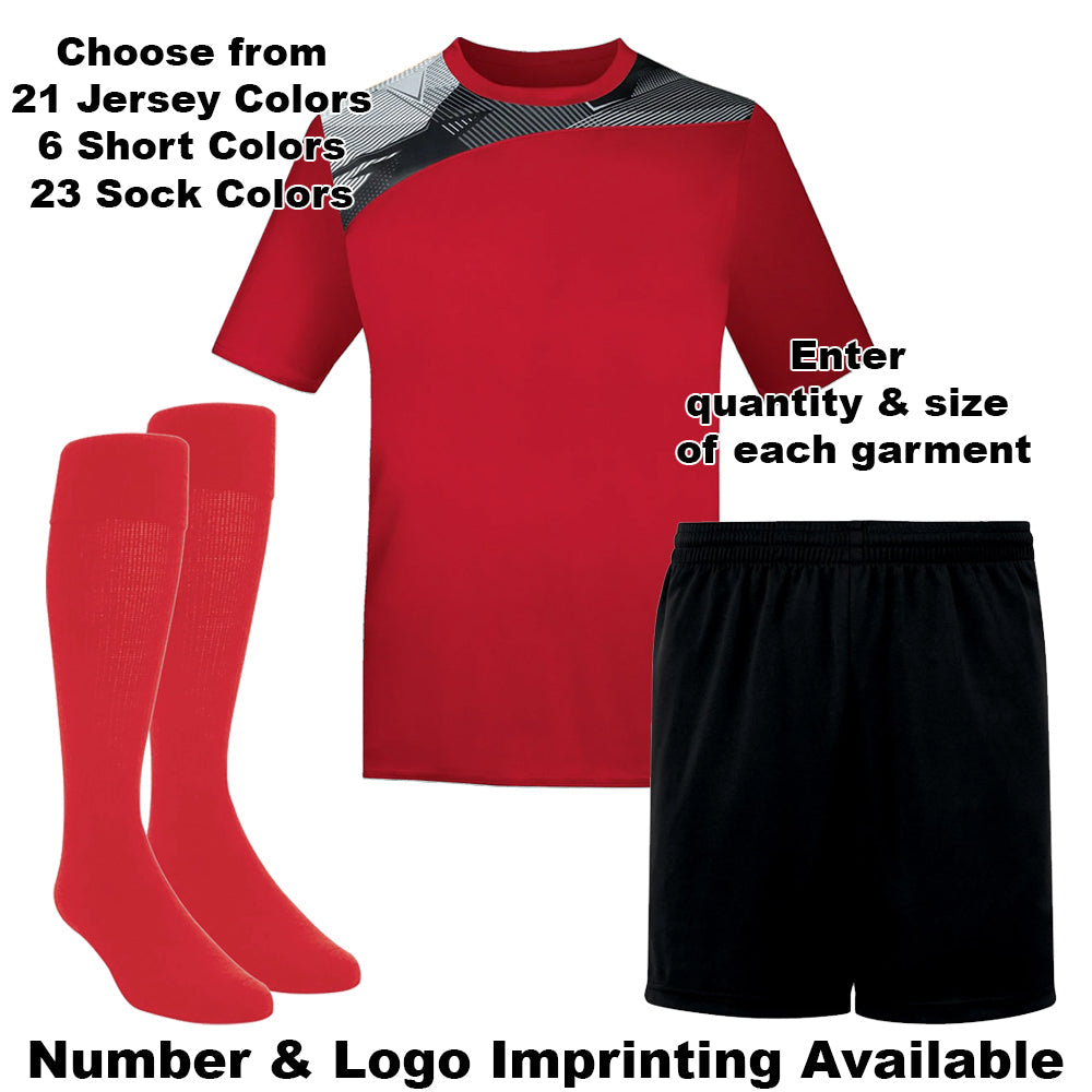 Belmont 3-Piece Uniform Kit - Adult - Youth Sports Products