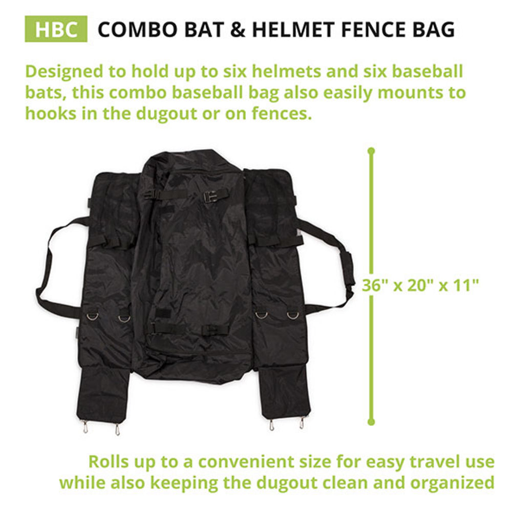 Combo Bat & Helmet Fence Bag - Youth Sports Products