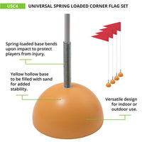 Spring Loaded Corner Flag Set