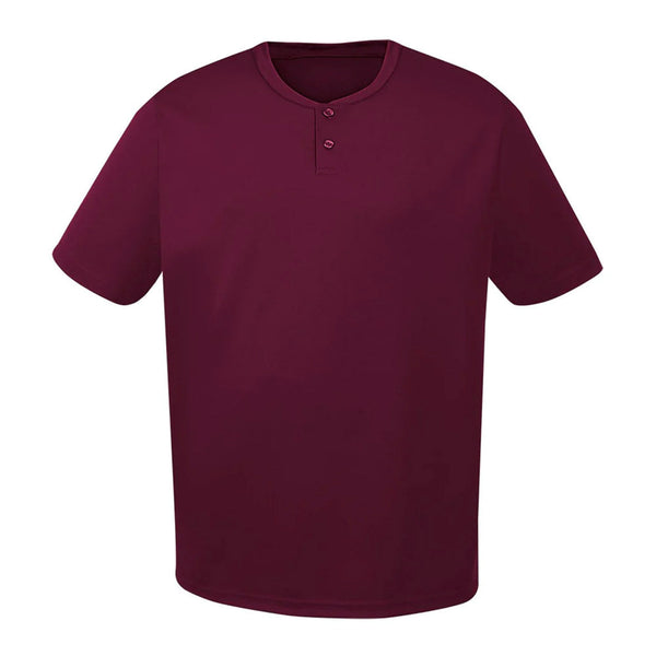 Two-Button Performance Baseball Jersey - Youth - Youth Sports Products