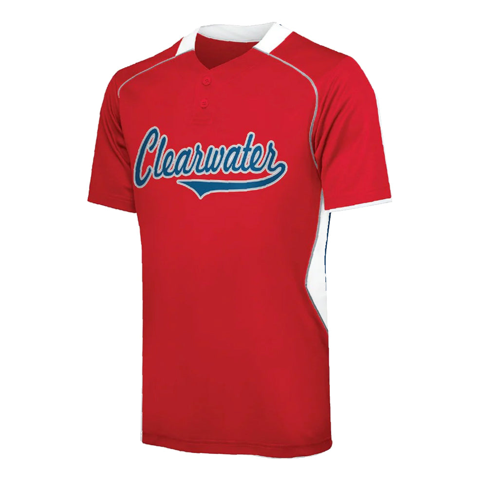 Two-Button Rival Baseball Jersey - Youth - Youth Sports Products