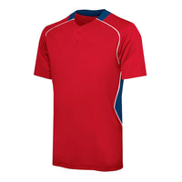 Two-Button Rival Baseball Jersey - Adult - Youth Sports Products