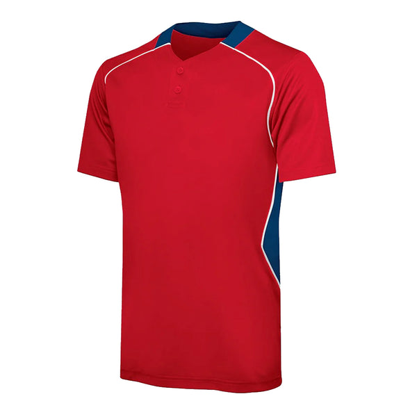 Two-Button Rival Baseball Jersey - Adult - Youth Sports Products
