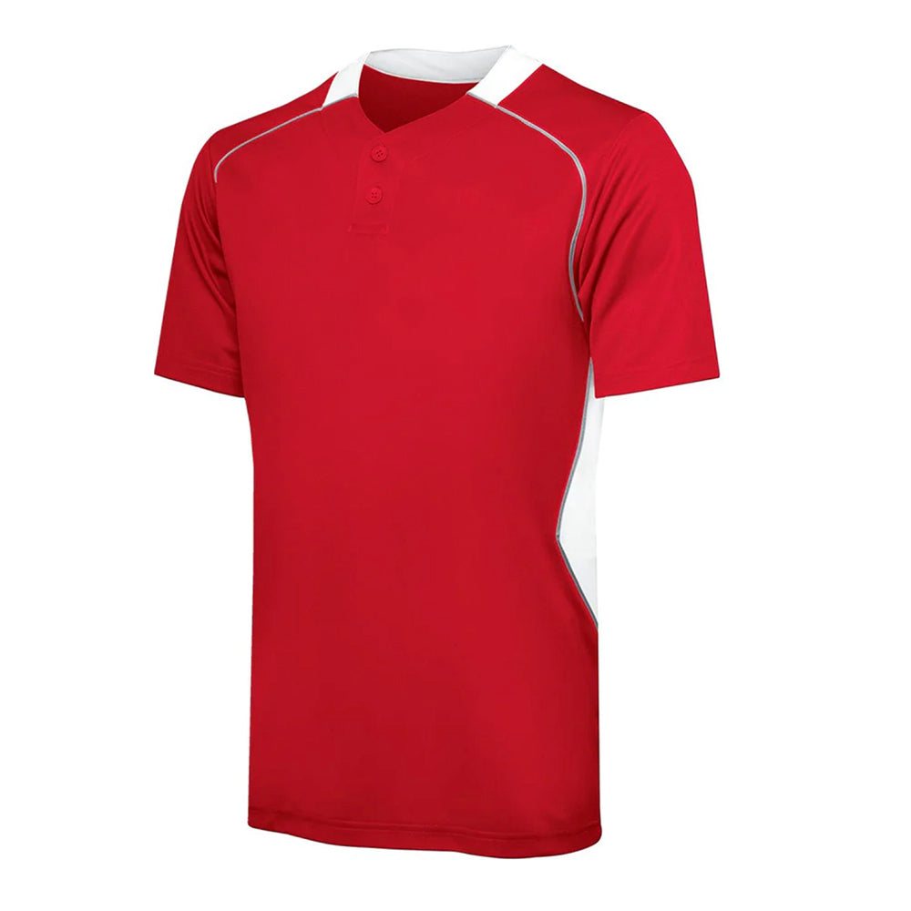 Two-Button Rival Baseball Jersey - Adult - Youth Sports Products