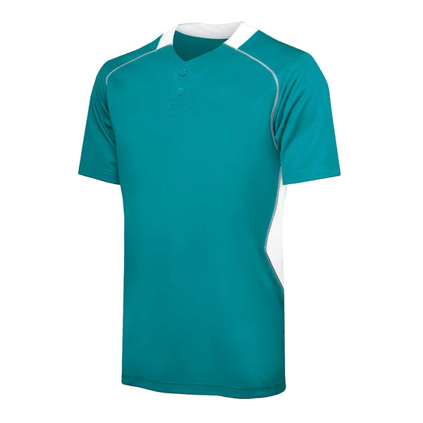 Two-Button Rival Baseball Jersey - Adult - Youth Sports Products