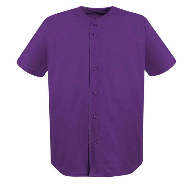 Full-Button Stadium Baseball Jersey - Youth - Youth Sports Products
