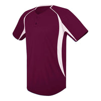 Two-Button Varsity Baseball Jersey - Youth - Youth Sports Products