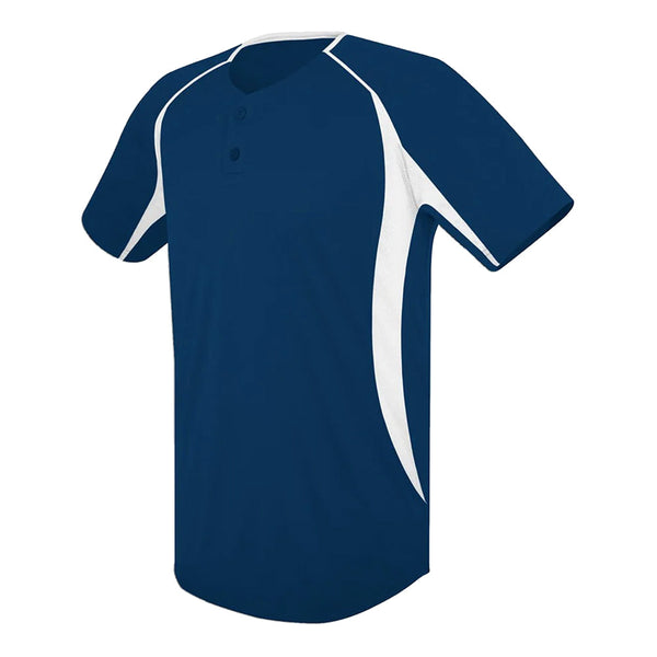 Two-Button Varsity Baseball Jersey - Youth - Youth Sports Products