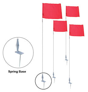 Youth Sports Products Training Marker Flag Set with Spring Base (4/Set) - Youth Sports Products