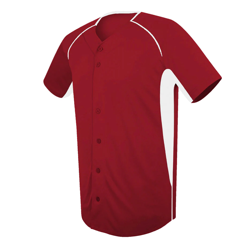 Full-Button Elite Baseball Jersey - Youth - Youth Sports Products