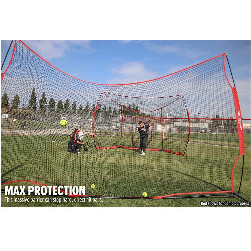 PowerNet 16' x 10' Sports Barrier Net - Youth Sports Products