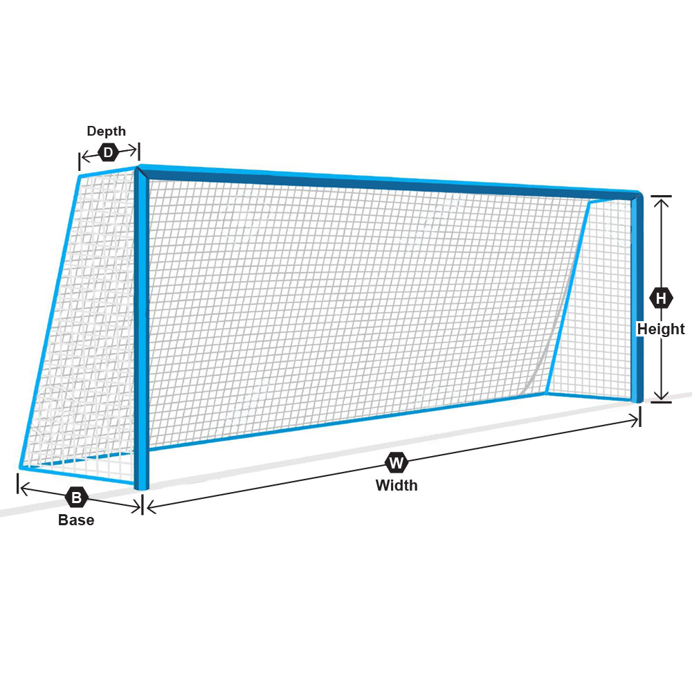 Soccer Net - 8x24x3x8 - Set of 2 - Youth Sports Products
